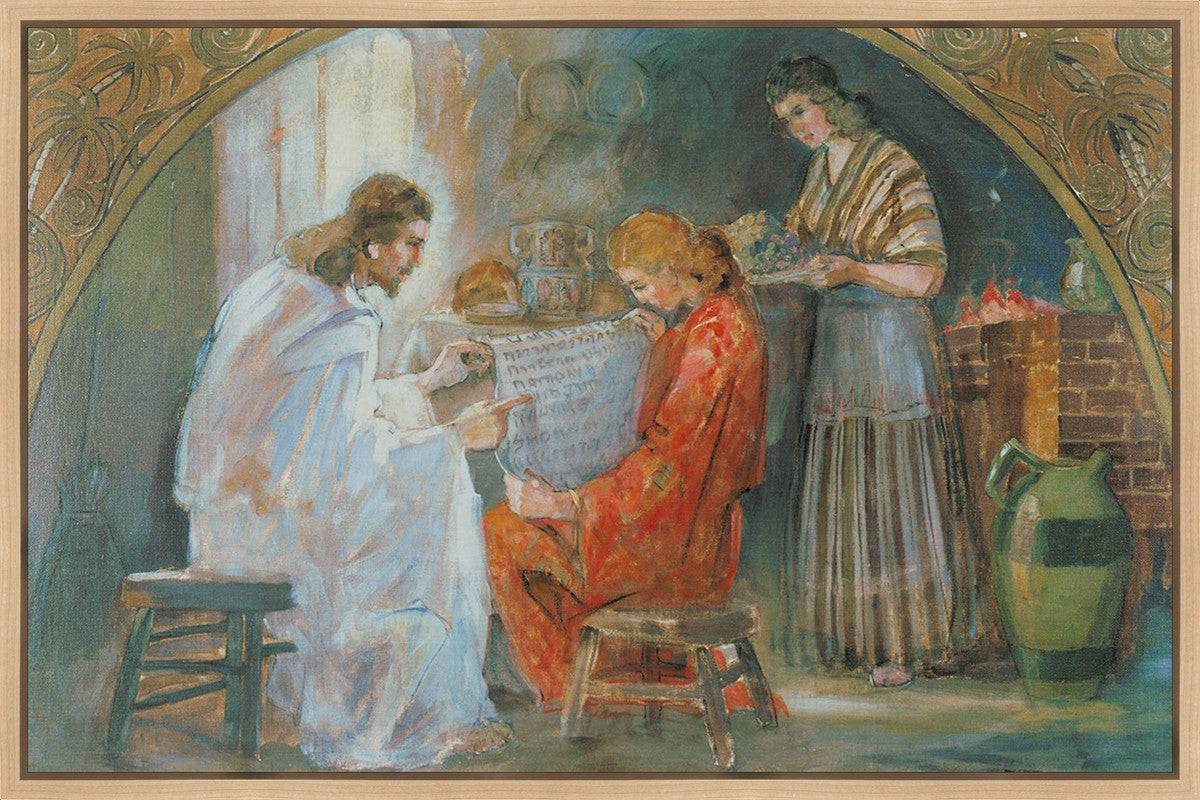 Christ With Mary And Martha Gallery Wrap