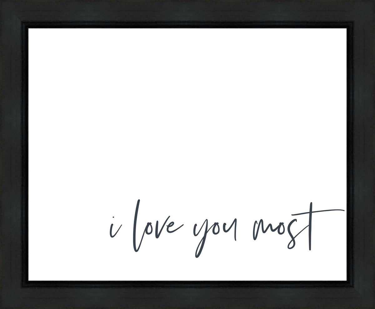 I Love You Most Gallery Wrap