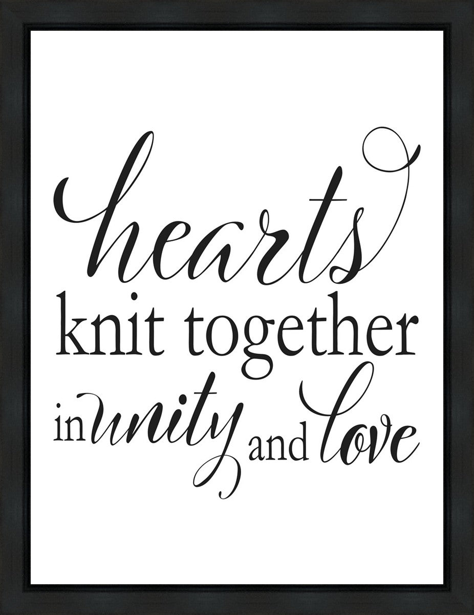 Hearts Knit Gallery Wrap