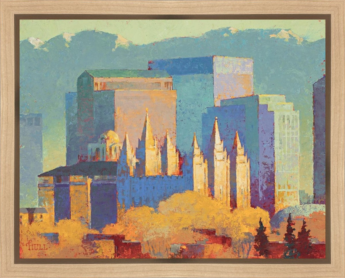 Salt Lake City Temple In the Fall