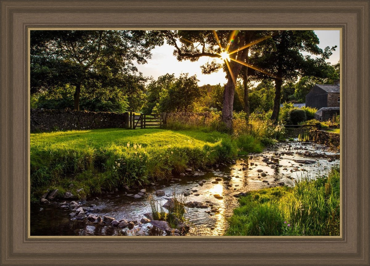 Plate 4 - Downham Spring Brook at Sunset