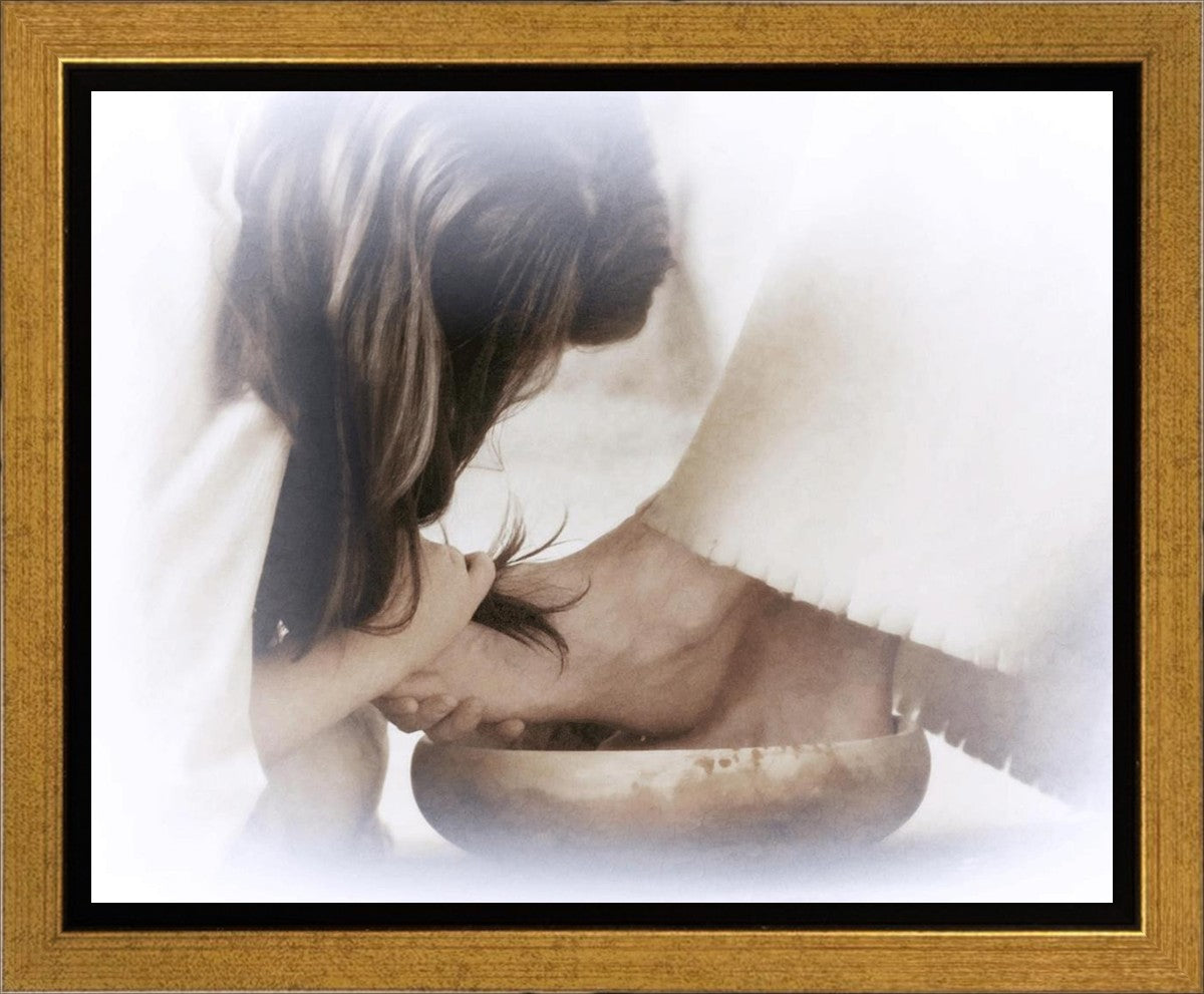 Then Took Mary (white) Gallery Wrap