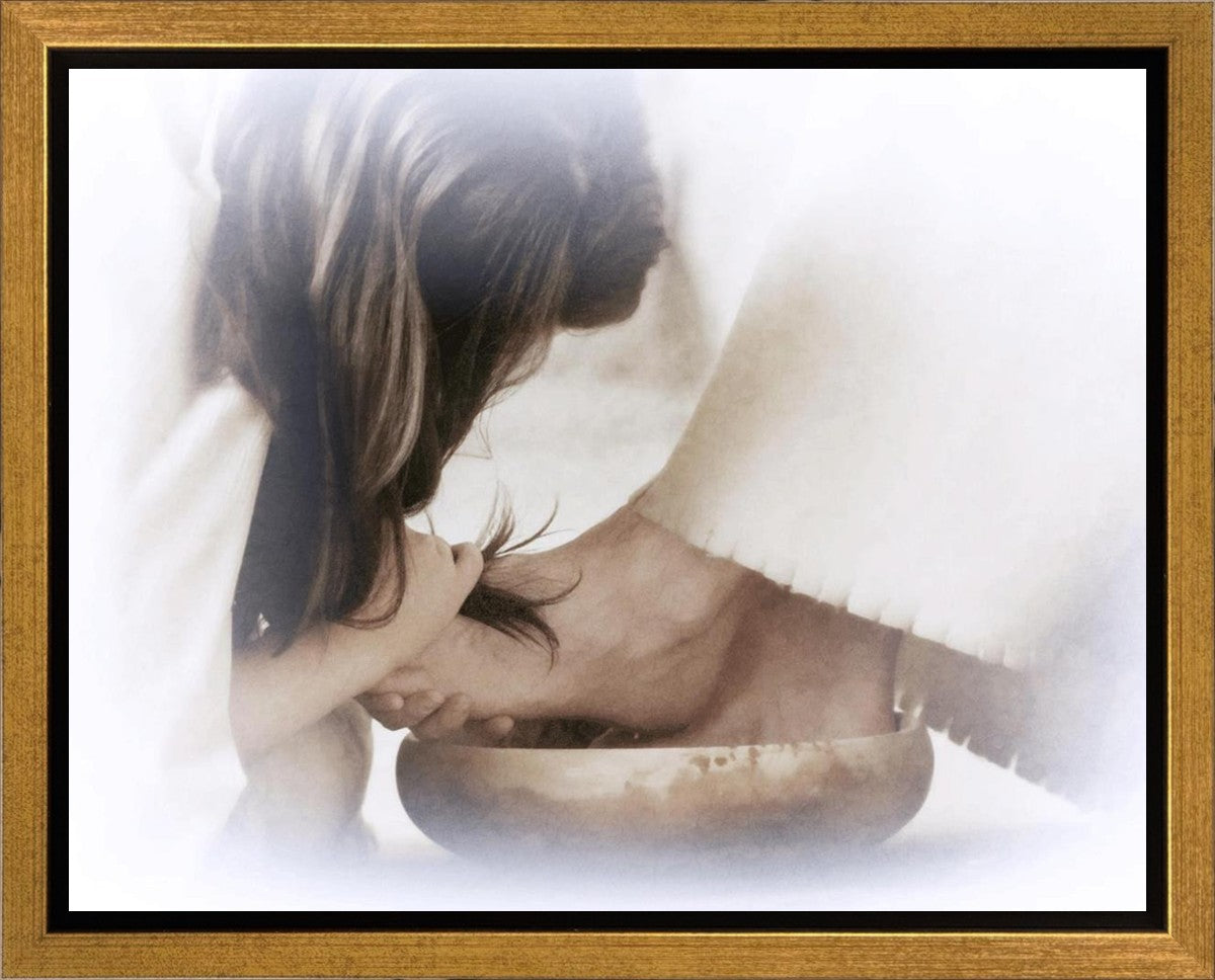 Then Took Mary (white) Gallery Wrap