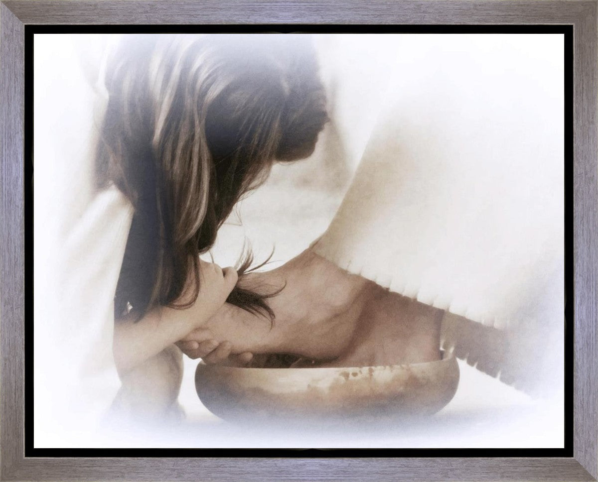 Then Took Mary (white) Gallery Wrap