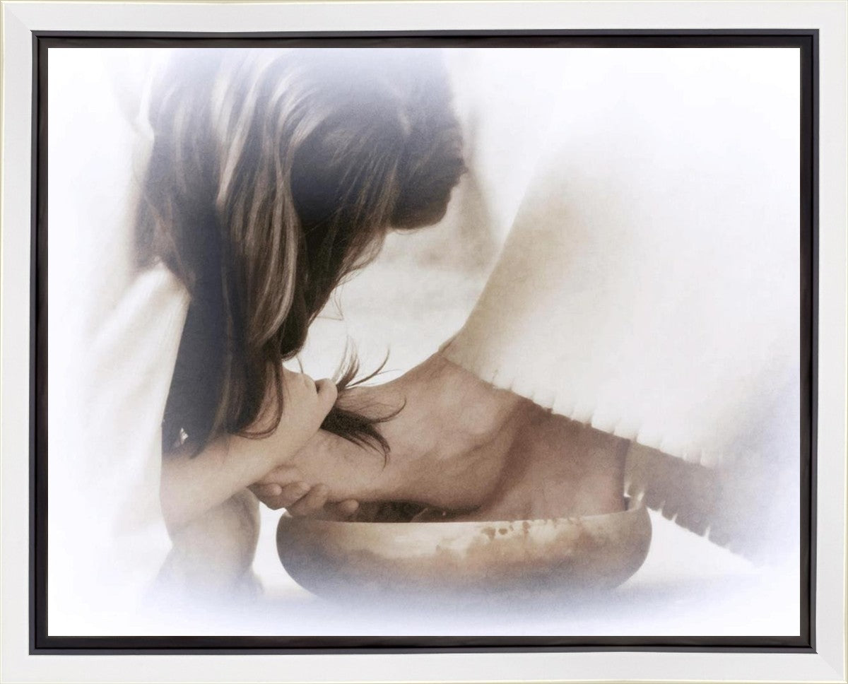 Then Took Mary (white) Gallery Wrap