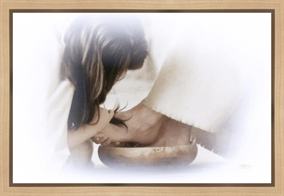 Then Took Mary (white) Gallery Wrap