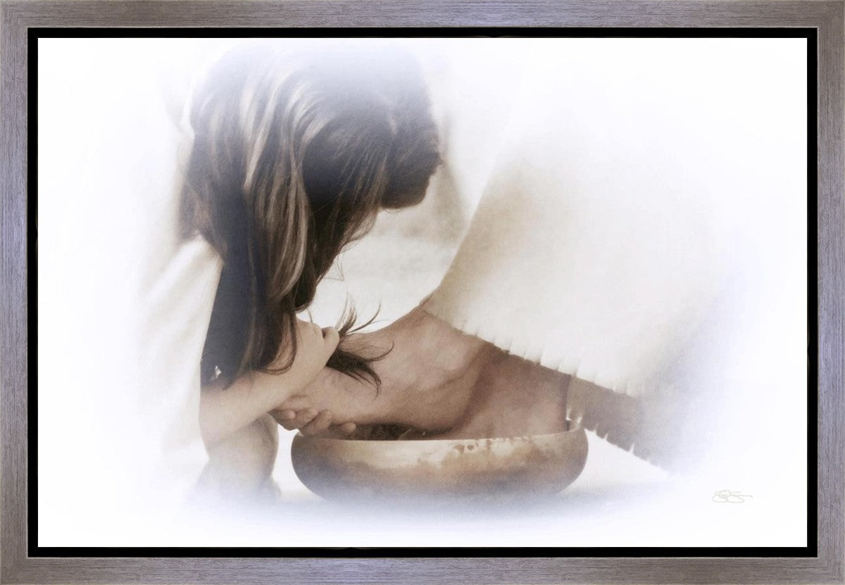 Then Took Mary (white) Gallery Wrap