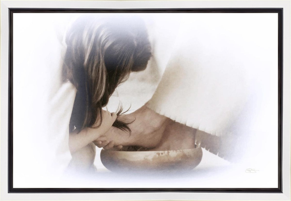 Then Took Mary (white) Gallery Wrap