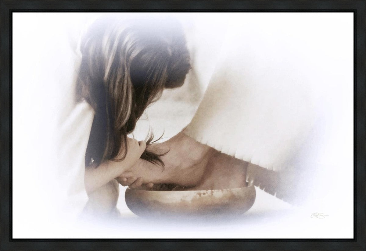 Then Took Mary (white) Gallery Wrap