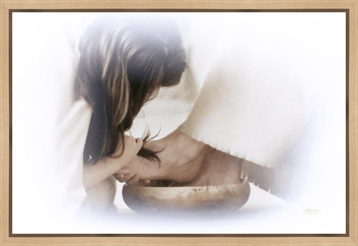 Then Took Mary (white) Gallery Wrap