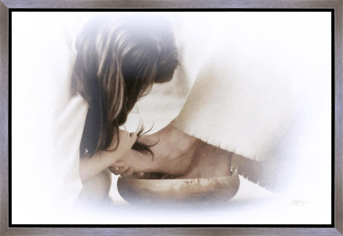 Then Took Mary (white) Gallery Wrap