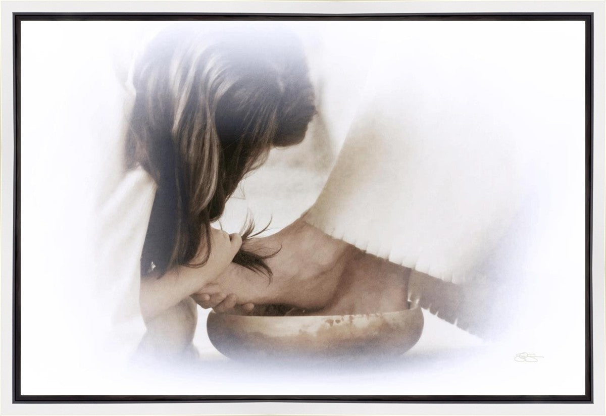 Then Took Mary (white) Gallery Wrap