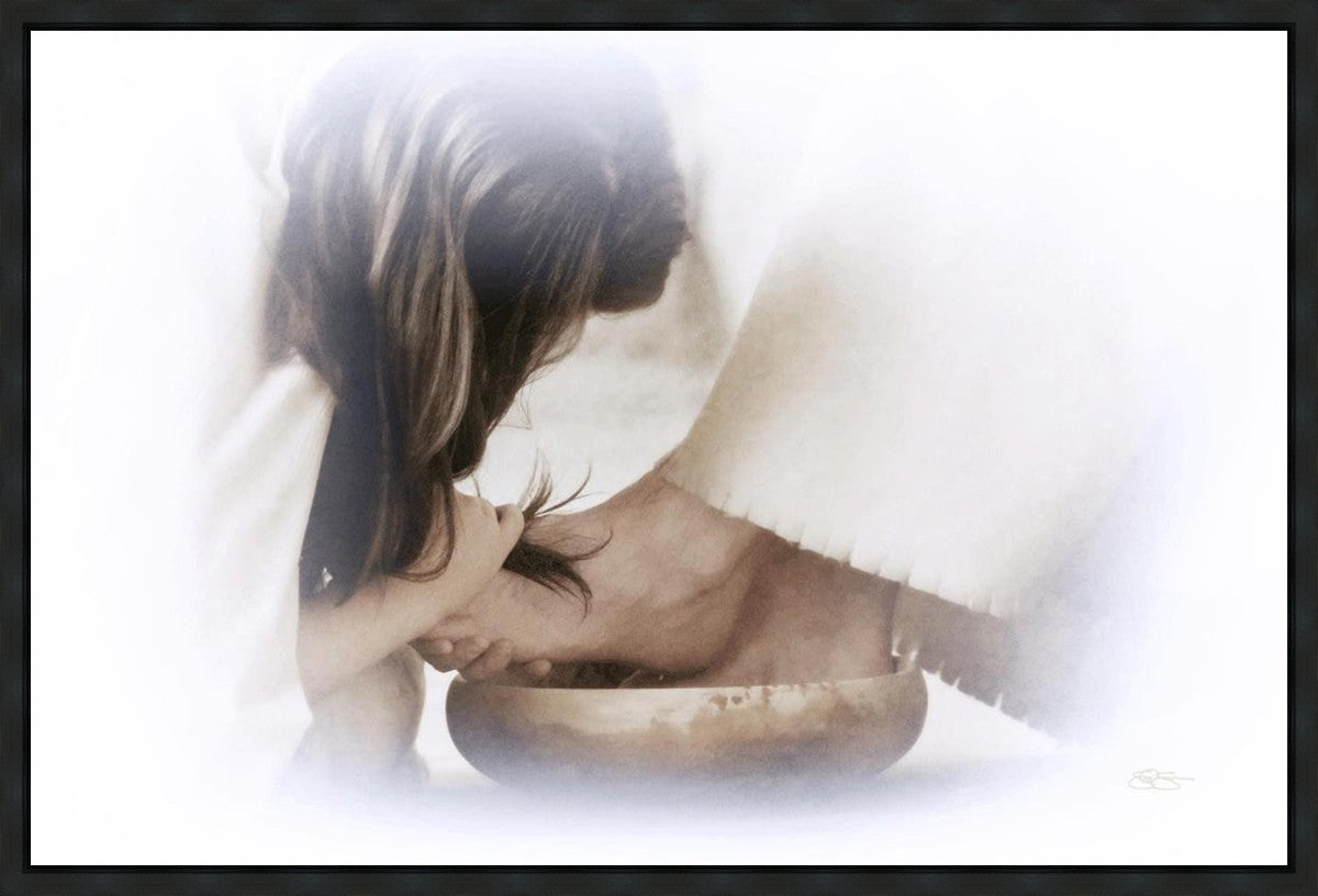 Then Took Mary (white) Gallery Wrap