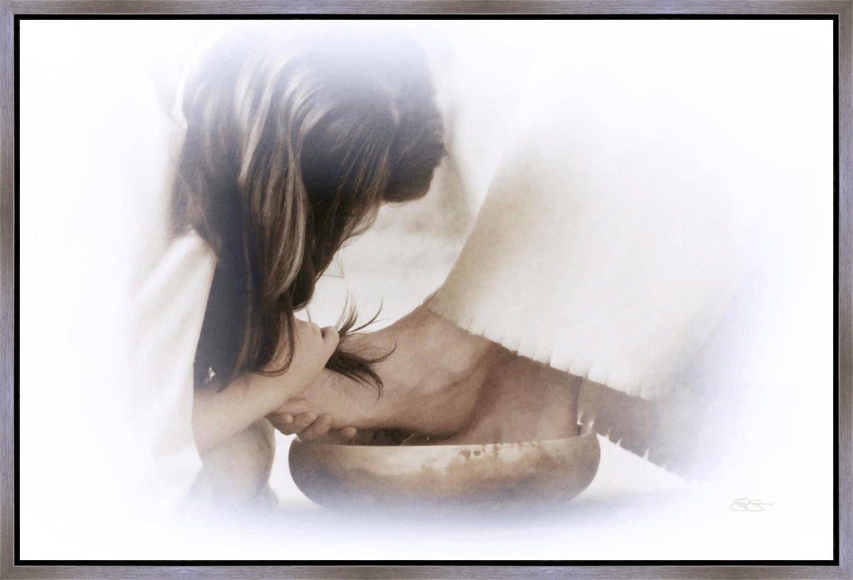 Then Took Mary (white) Gallery Wrap
