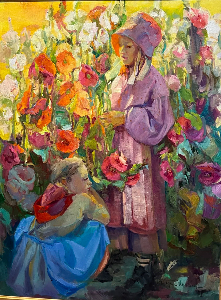 Sisters Oil on Canvas