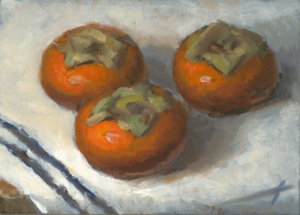 Persimmons Study III Original Artwork