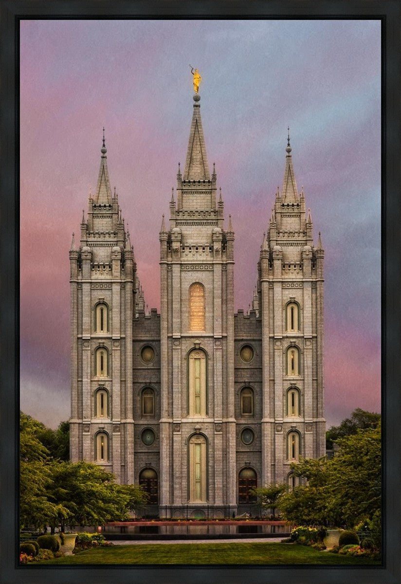 Salt Lake Mountain Of The Lord Gallery Wrap
