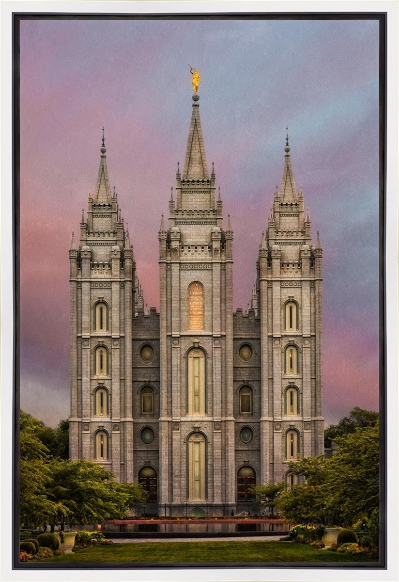 Salt Lake Mountain Of The Lord Gallery Wrap