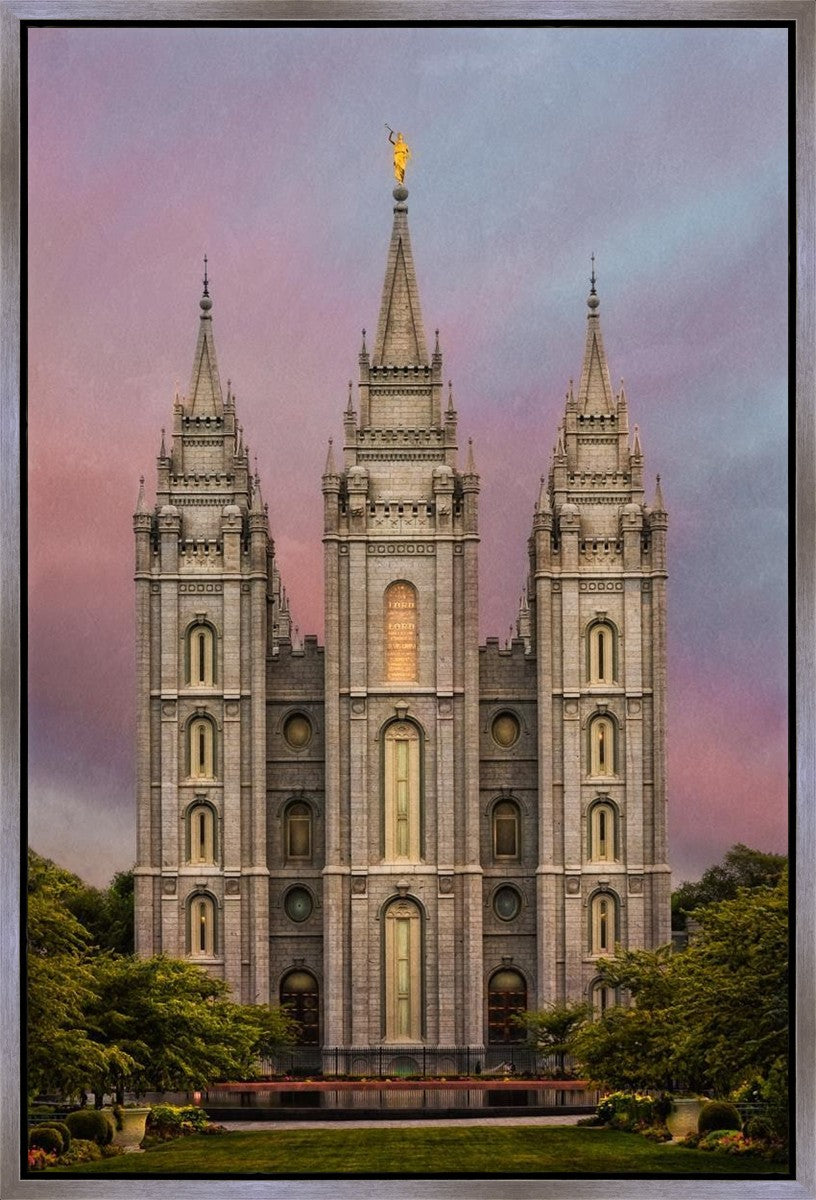 Salt Lake Mountain Of The Lord Gallery Wrap