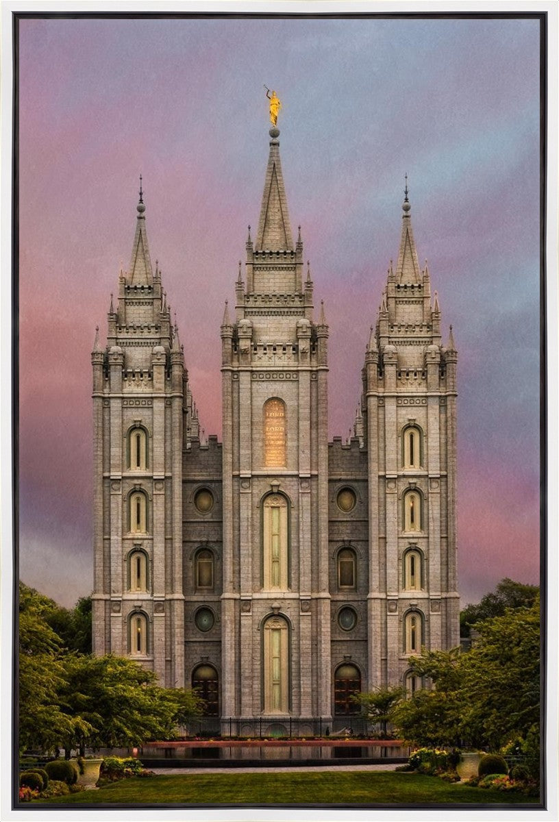 Salt Lake Mountain Of The Lord Gallery Wrap