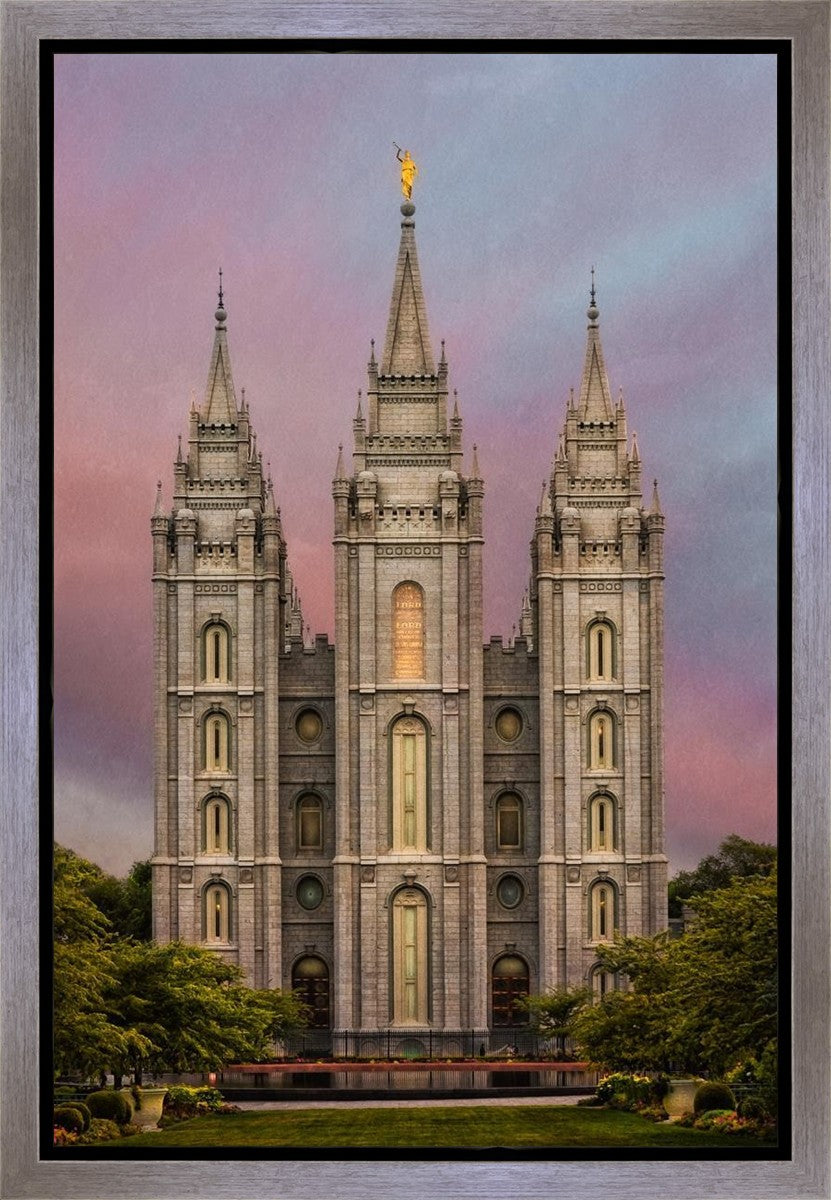 Salt Lake Mountain Of The Lord Gallery Wrap