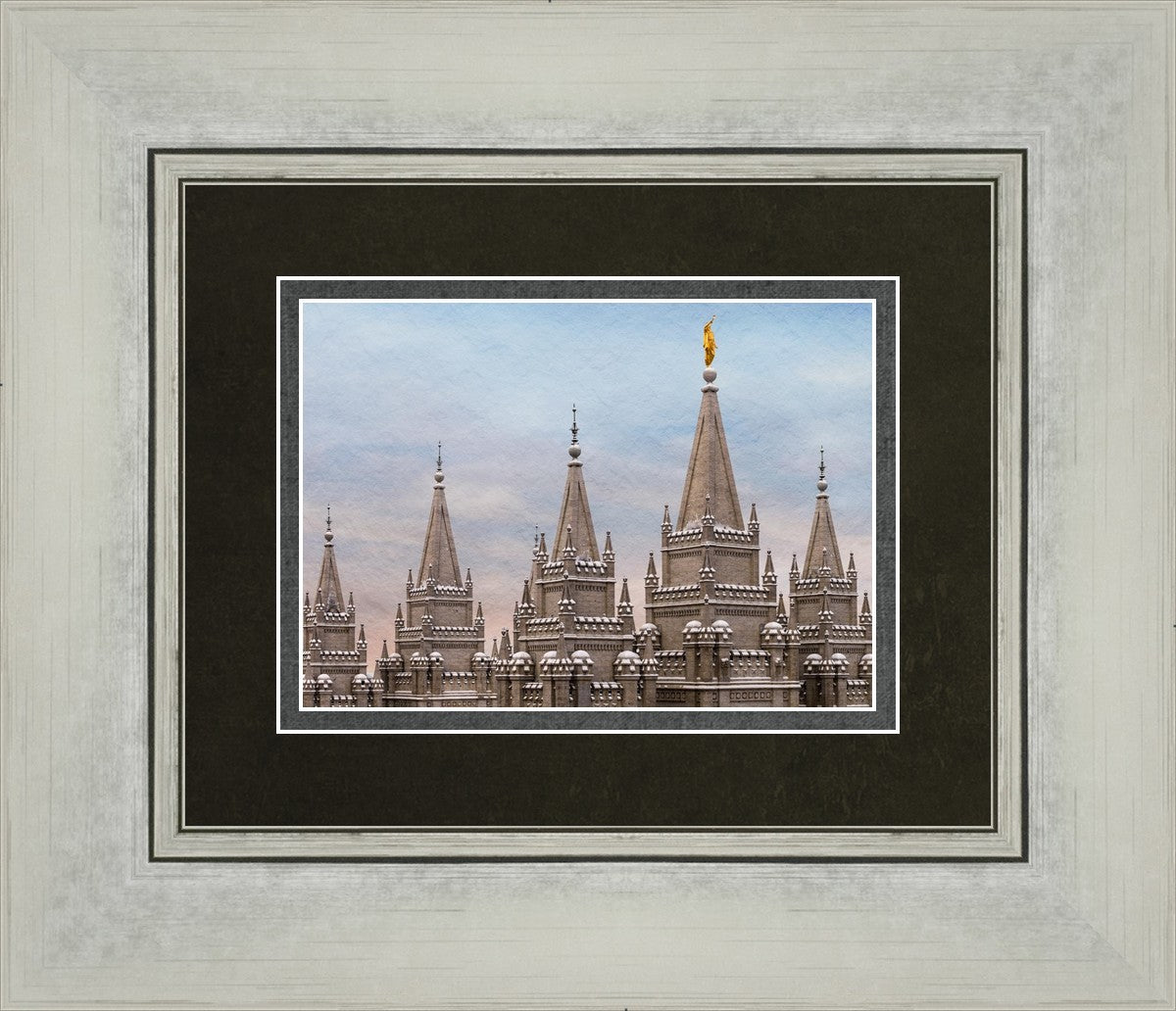 Salt Lake Temple Winter Ramparts