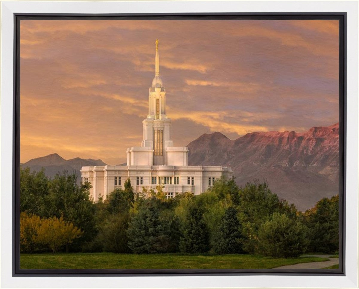 Payson Temple Golden Valley Gallery Wrap