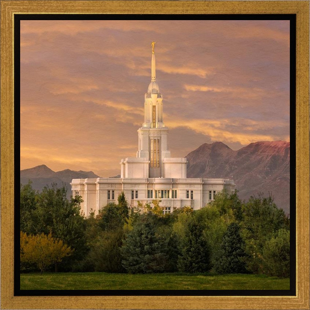Payson Temple Golden Valley Gallery Wrap