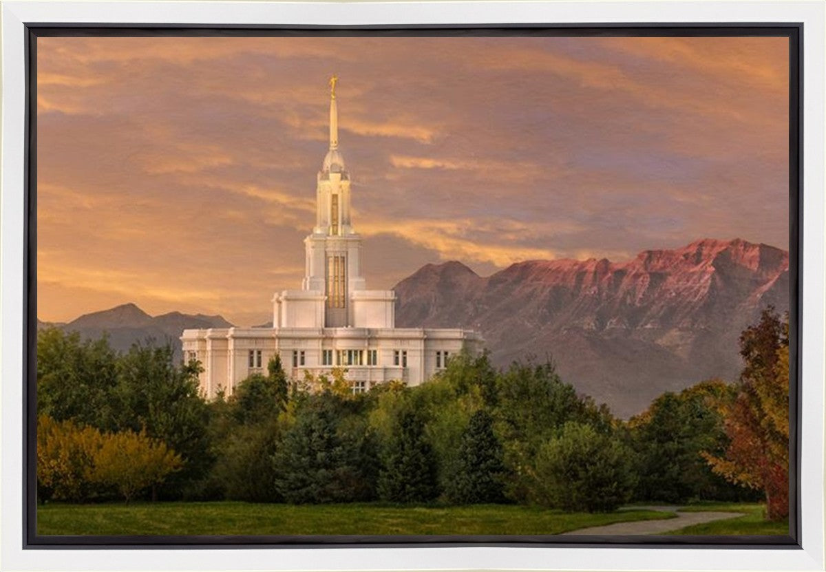 Payson Temple Golden Valley Gallery Wrap