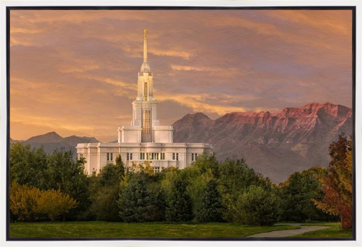 Payson Temple Golden Valley Gallery Wrap