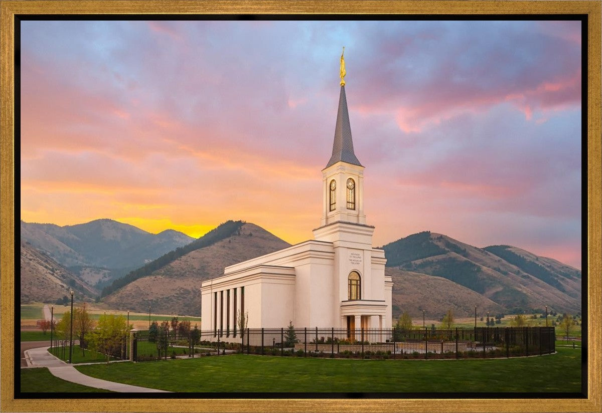 Star Valley Sunrise Gallery Wrap