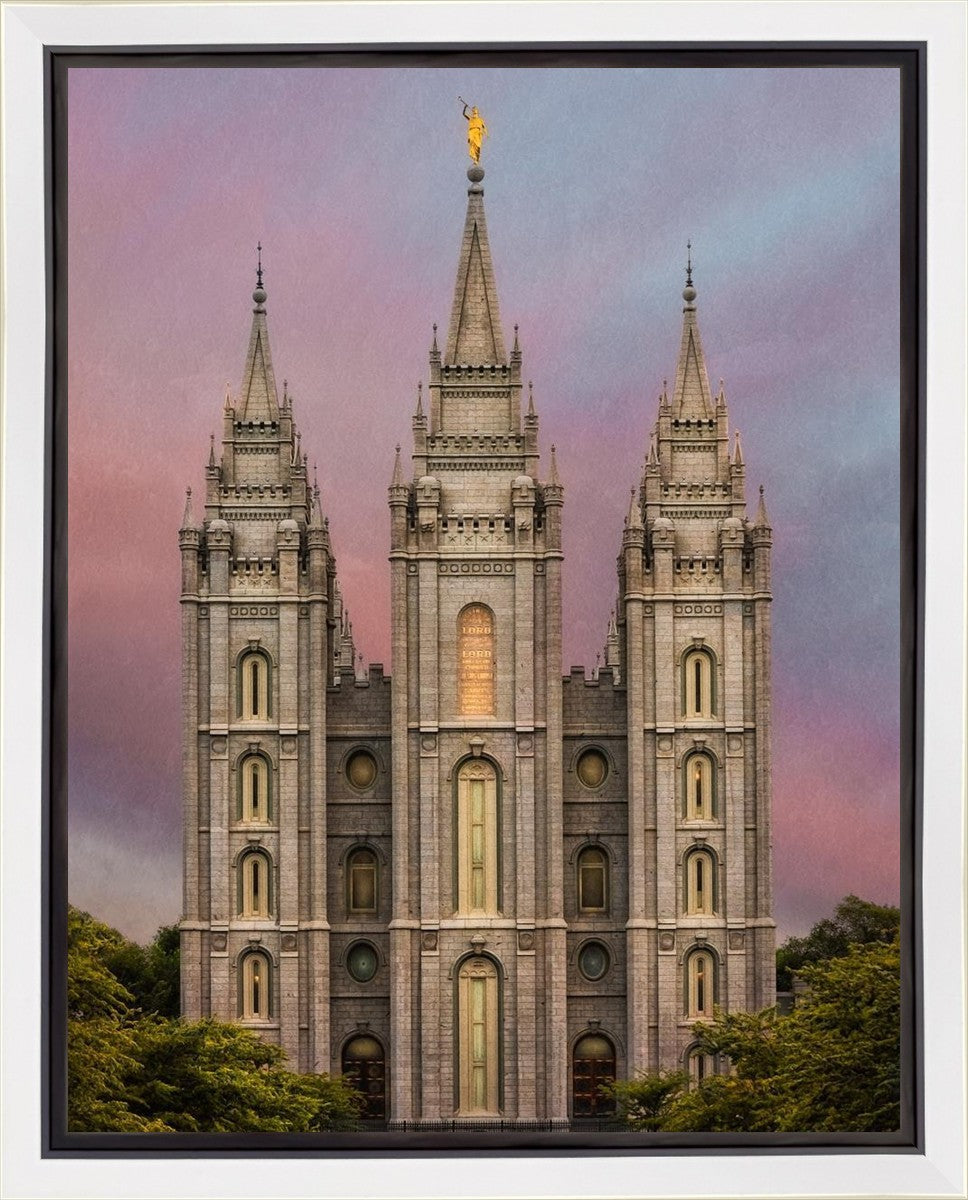 Salt Lake Mountain Of The Lord Gallery Wrap
