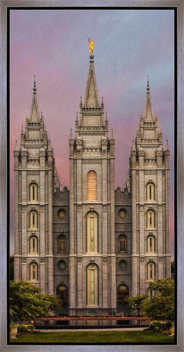 Salt Lake Mountain Of The Lord Gallery Wrap