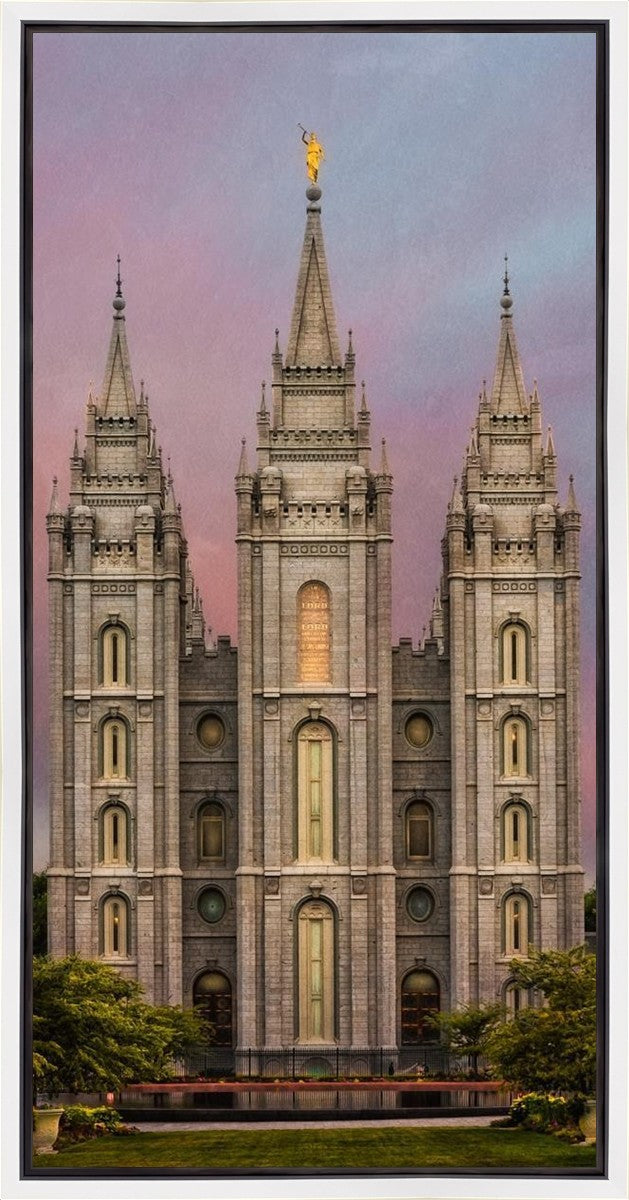 Salt Lake Mountain Of The Lord Gallery Wrap