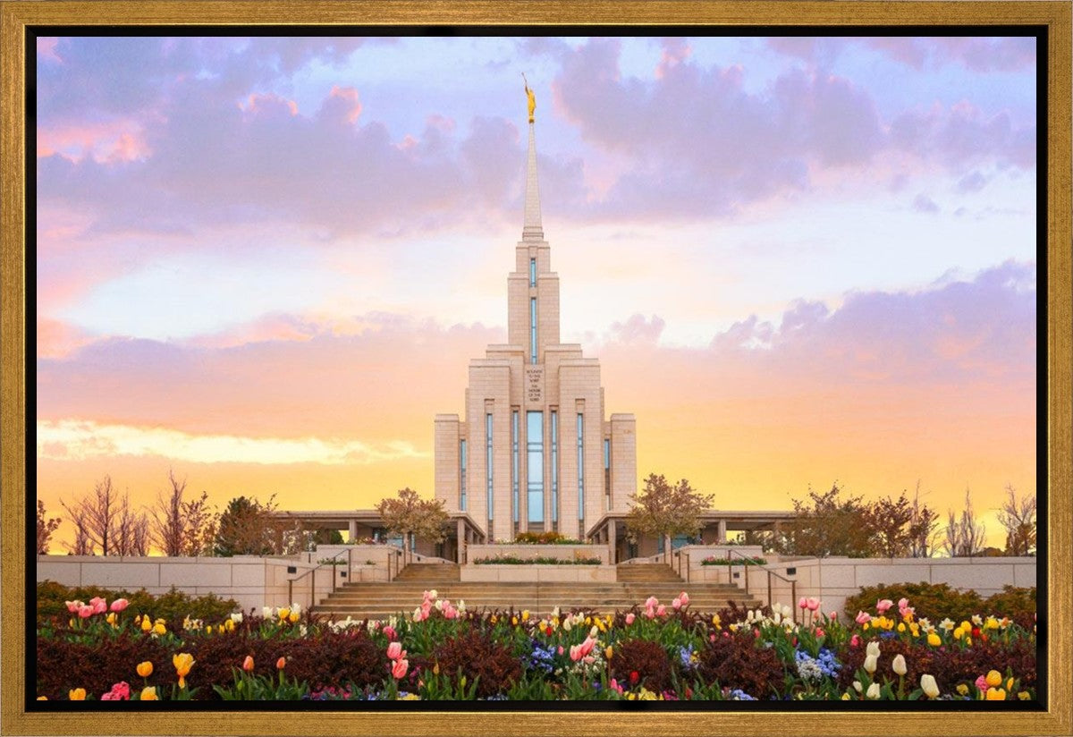 Oquirrh Mountain Peaceful Spring Gallery Wrap