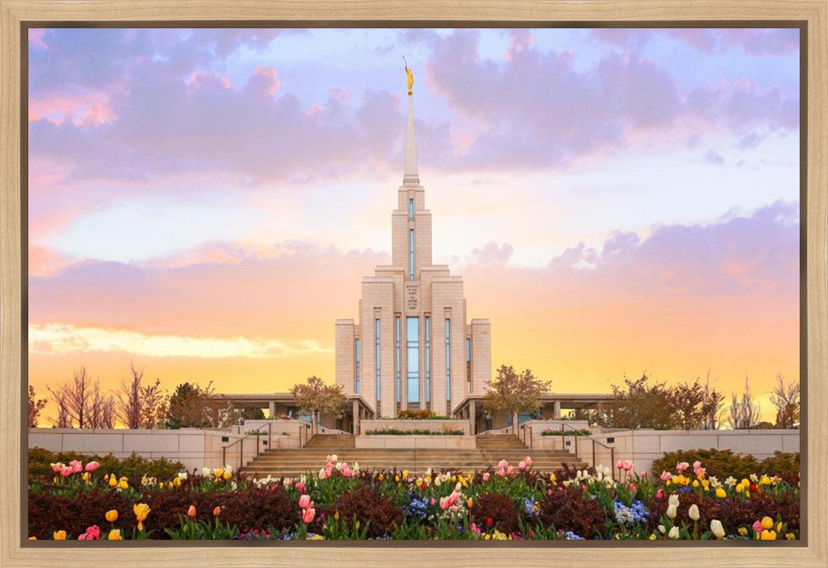 Oquirrh Mountain Peaceful Spring Gallery Wrap