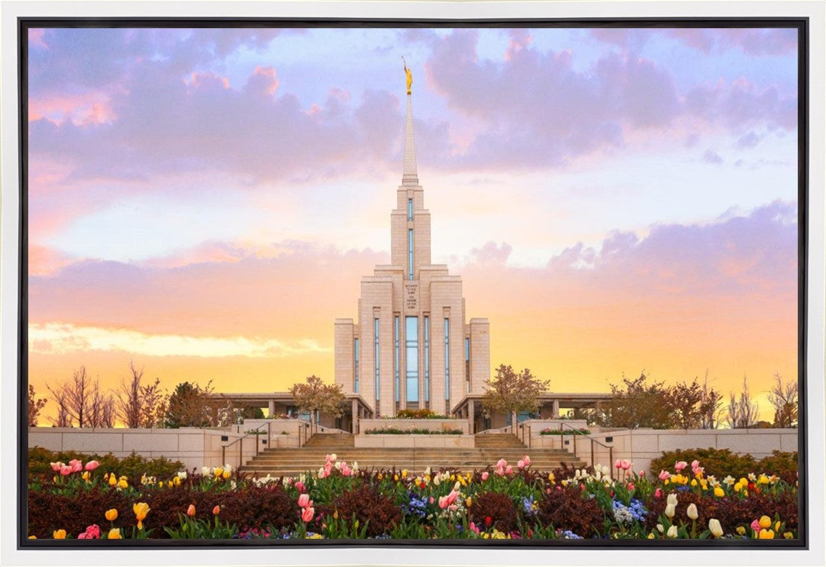 Oquirrh Mountain Peaceful Spring Gallery Wrap