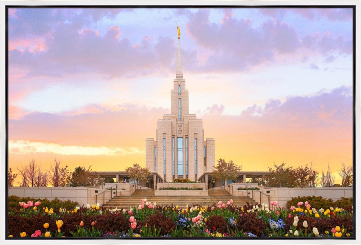 Oquirrh Mountain Peaceful Spring Gallery Wrap