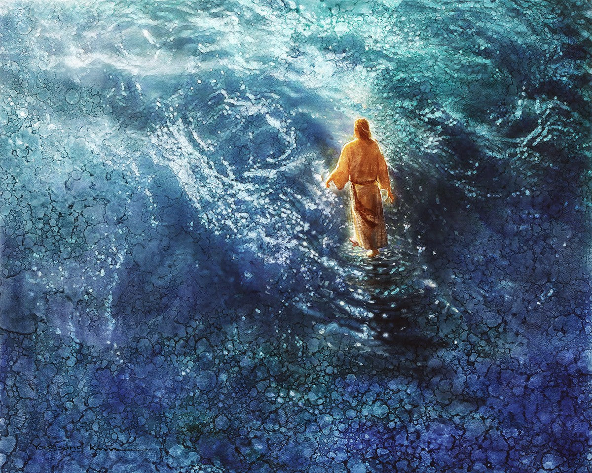 Walking on Water - Painting - Yongsung Kim | LDSArt.com