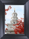 Nauvoo Red Leaves Over Spire
