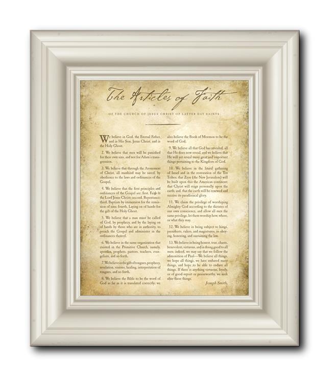 Articles Of Faith by Cultural Hall – LDSArt.com