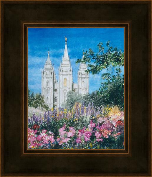Salt Lake Temple in Summer