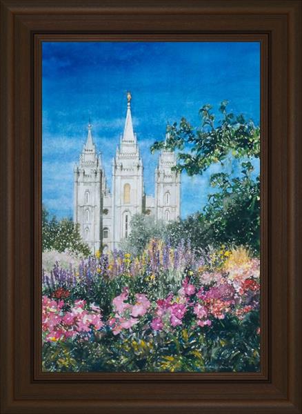 Salt Lake Temple in Summer