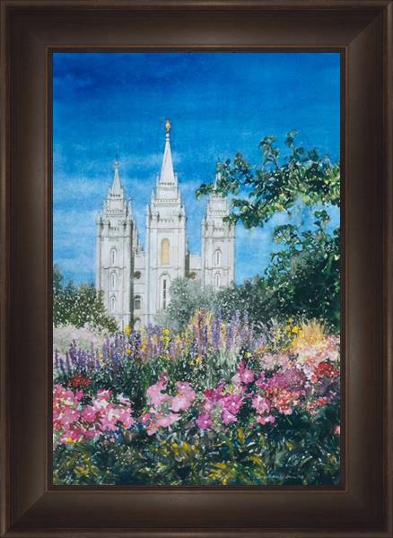 Salt Lake Temple in Summer