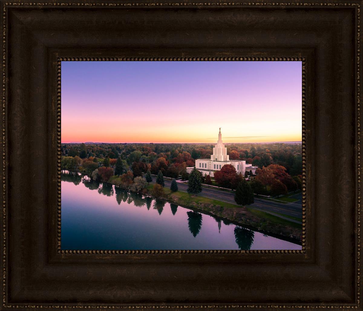 Idaho Falls - Snake River Reflection Aerial
