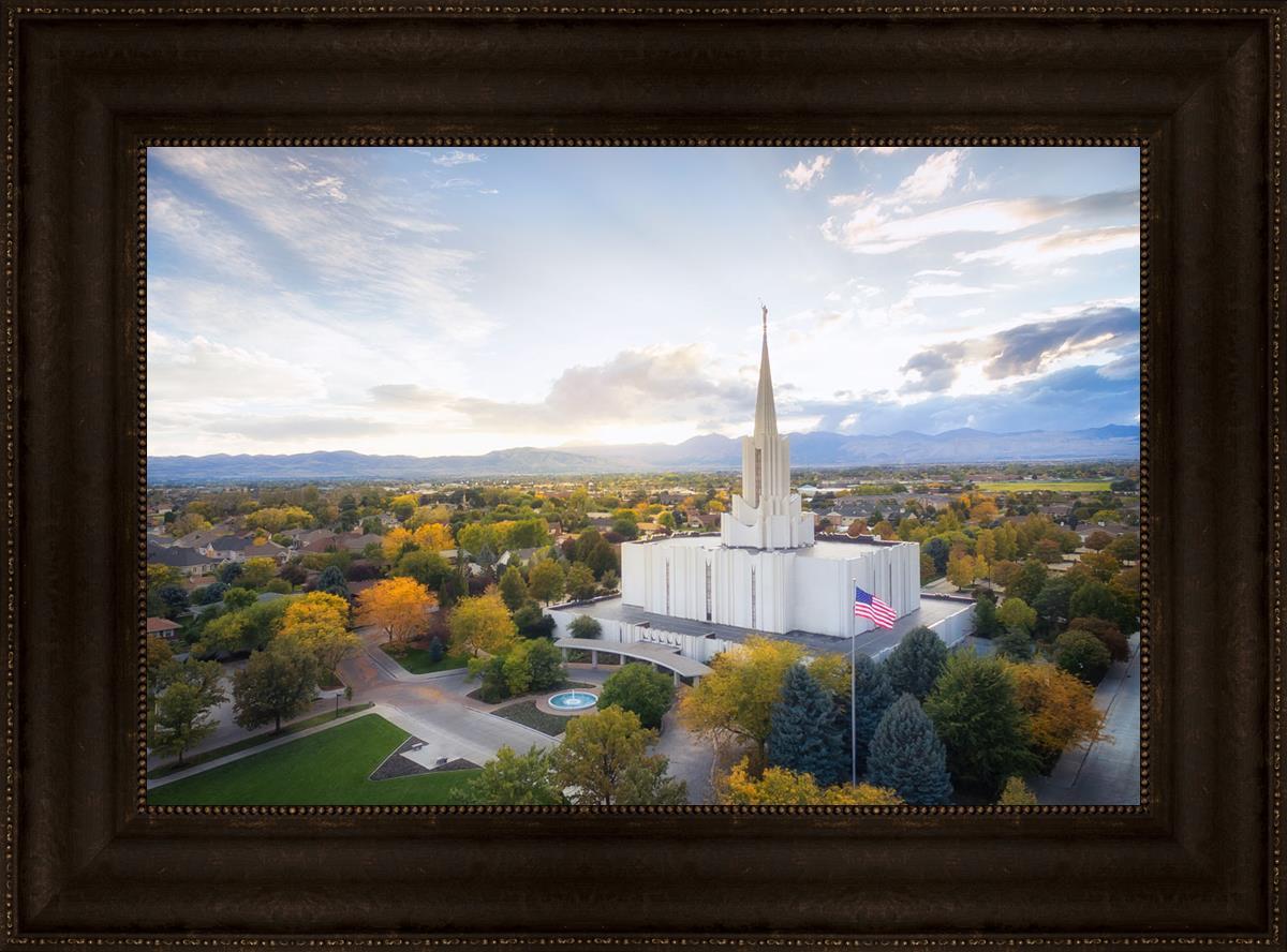 Jordan River Dayglow Aerial