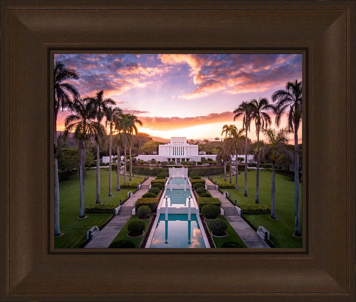 Laie Sunset Aerial