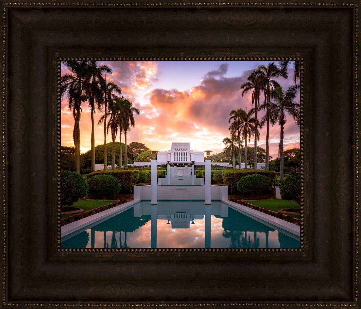 Laie Fountain Sunset