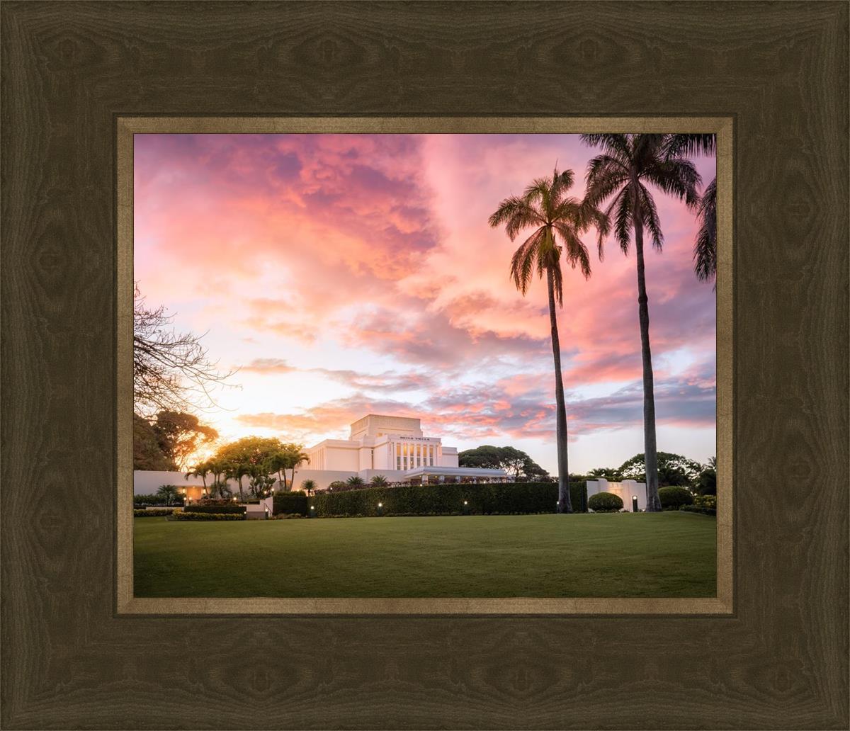 Laie Sunset Panorama
