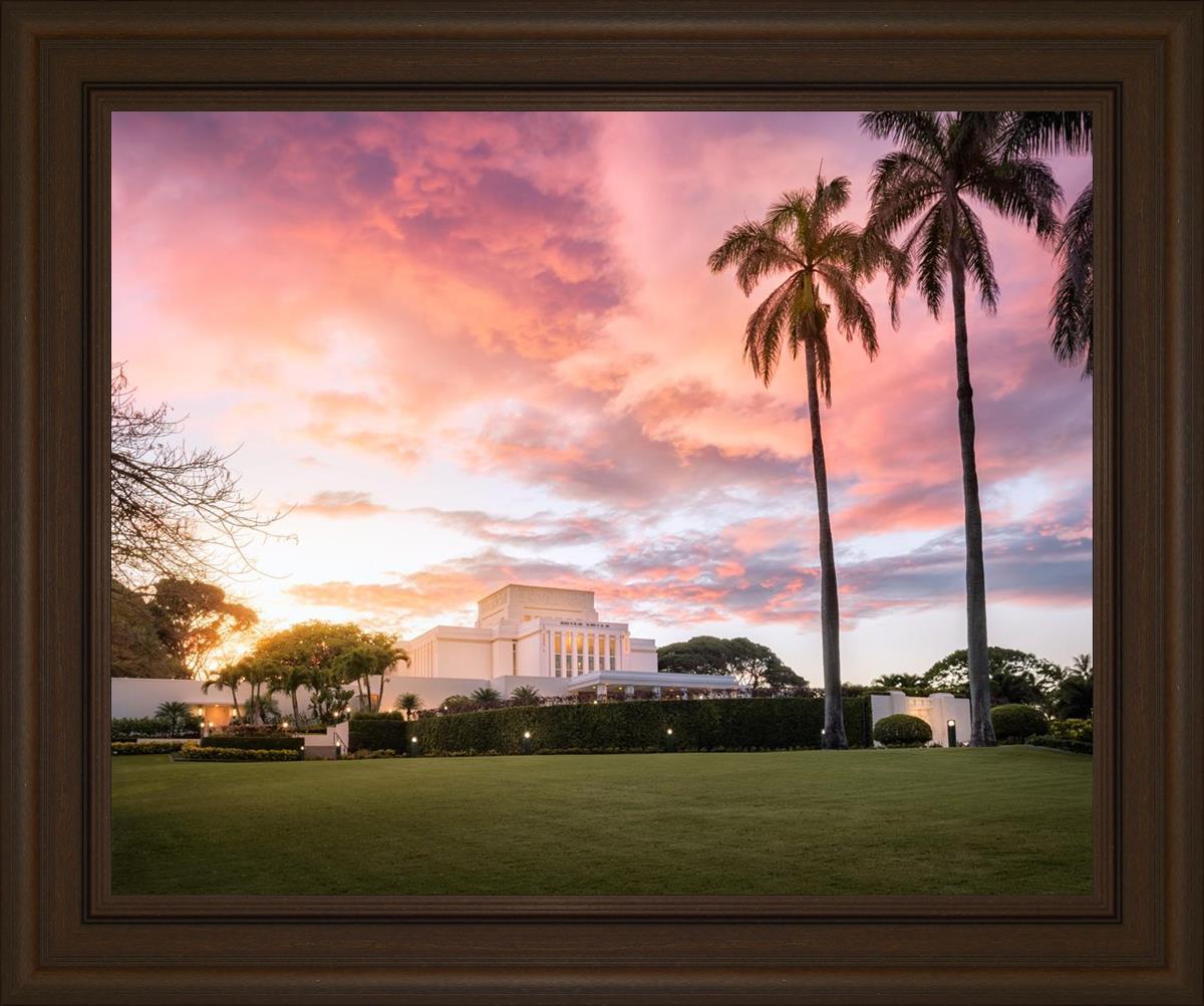 Laie Sunset Panorama